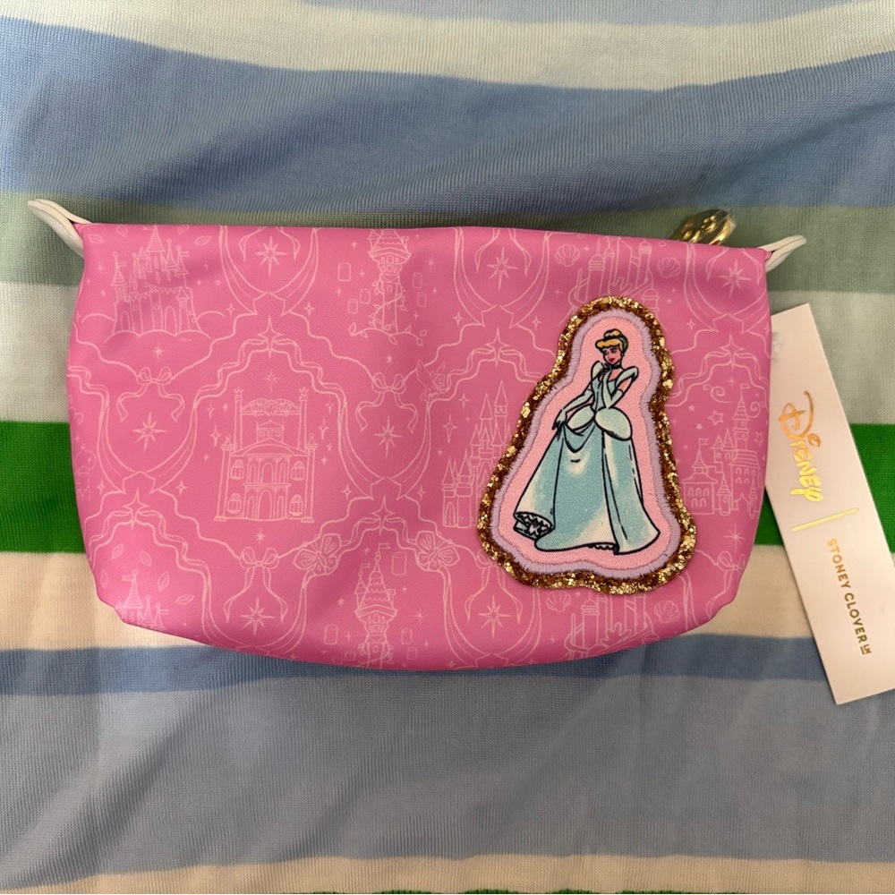Stoney Clover x Disney Princess The Castle Awaits Pouch With Cinderella Patch